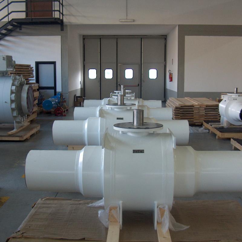 subsea fully welded trunnion ball