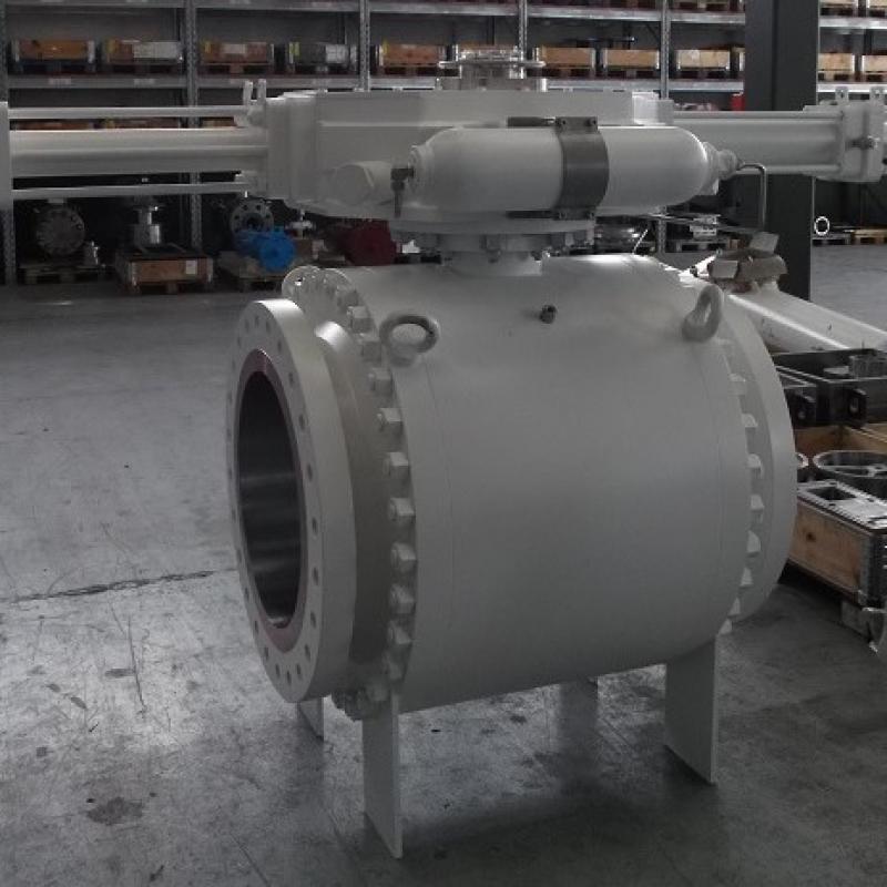 subsea ball valve with SY actuator