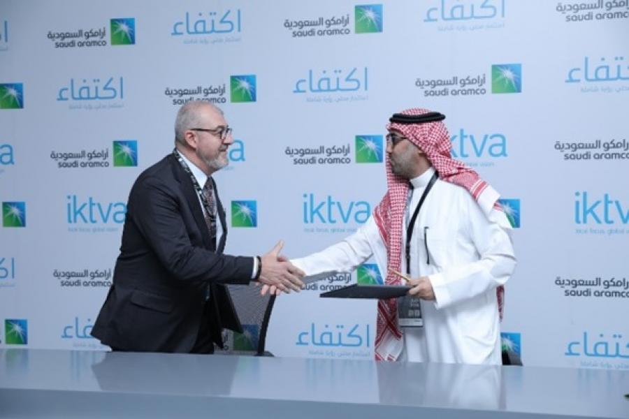 Paolo Ranieri with Mr. Fahad M. Al-Ohaly