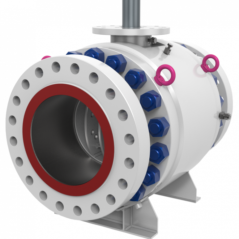 Key-c rotary control ball valve