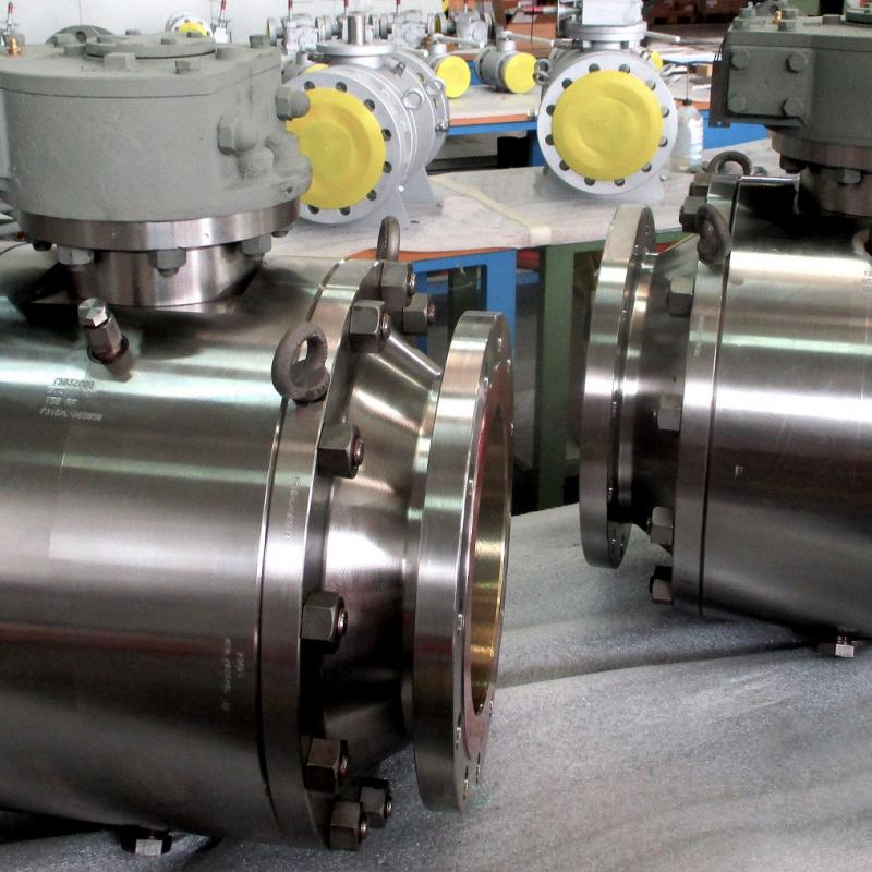 API 6D Side entry ball valves 3 pieces